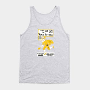 1915 Vote Yes on Womens Suffrage Tank Top